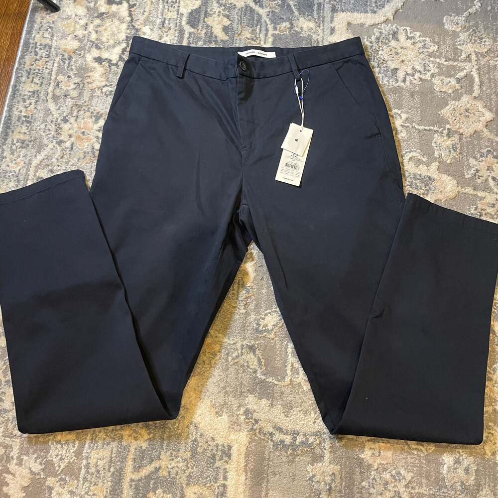 SAMSØE SAMSØE Frankie Trousers 10831 Slim Fit Chinos in Salute Navy Size 32
